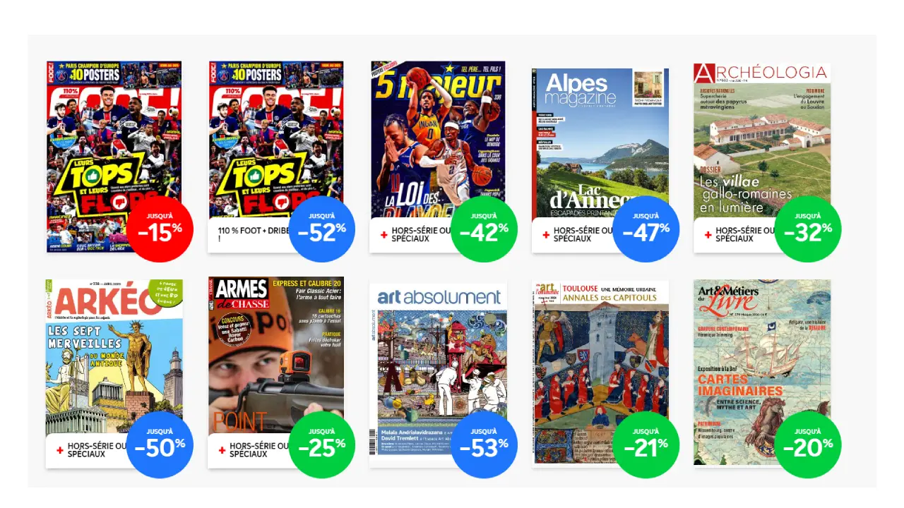 Abonnements Magazine Loisirs Culture Prix Reduit