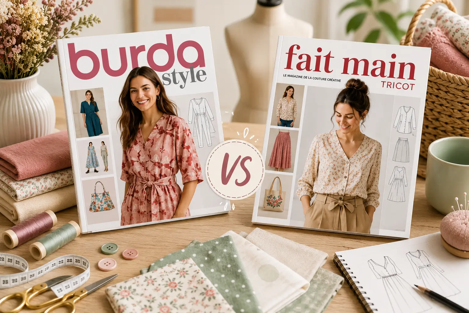 Burda VS Fait main
