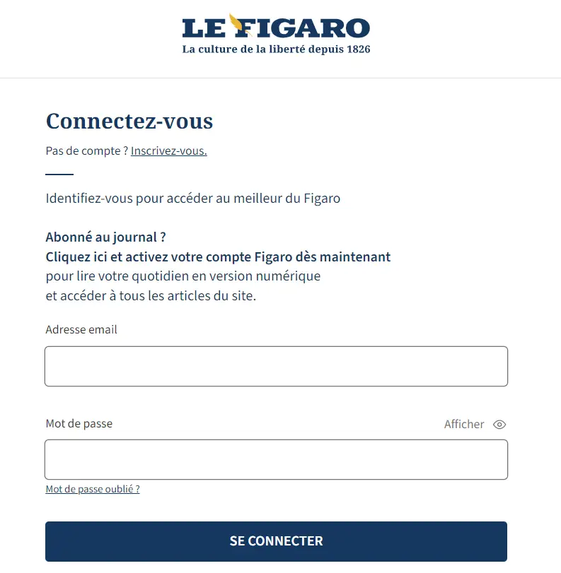 Compte Le Figaro
