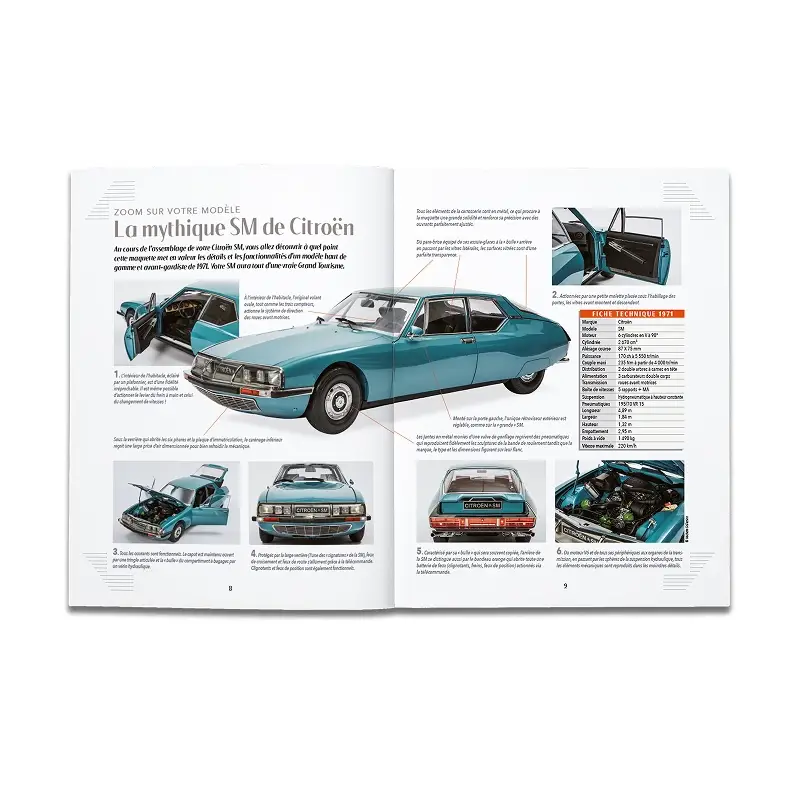 Fascicule Collection Citroën SM Hachette