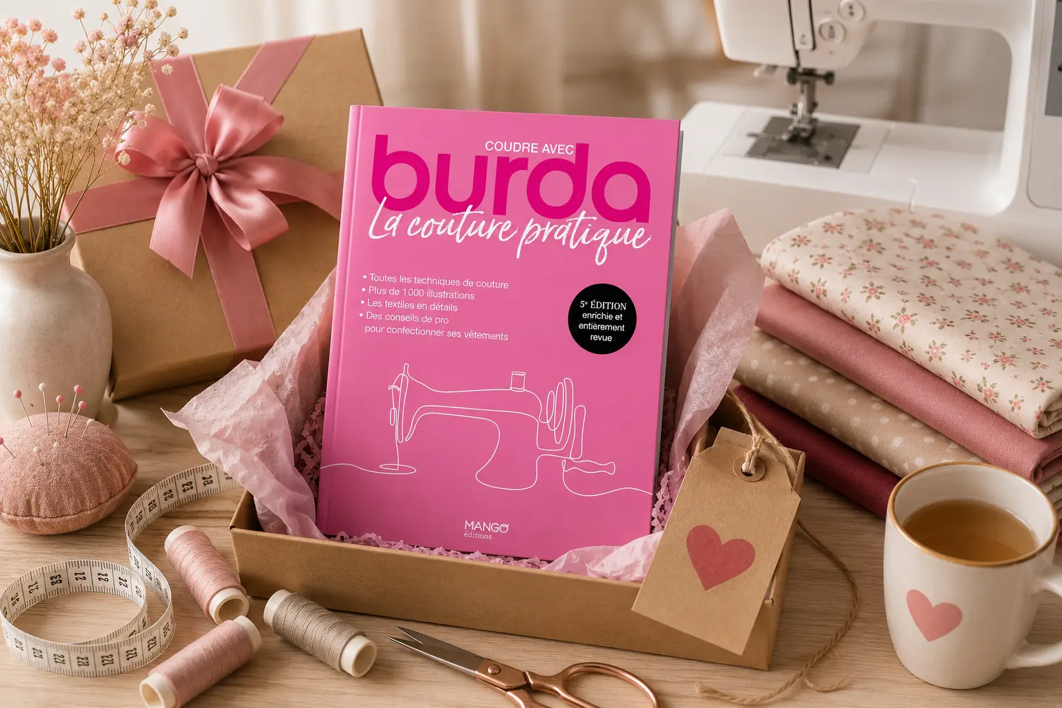 Idée cadeau livre La couture pratique